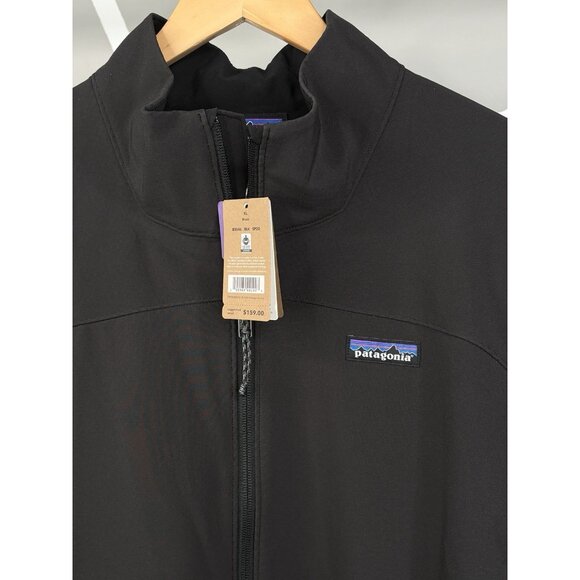 NWT Patagonia Women’s XL Black Adze Jacket *Read* *Logo* Full Zip Stretch - Picture 7 of 15